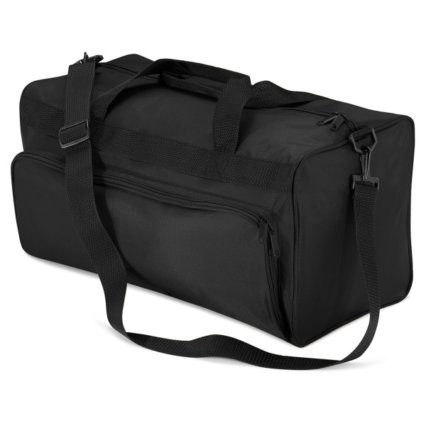 Quadra Duffle Holdall resväska (34 liter) (paket med 2) One Si Black One Size
