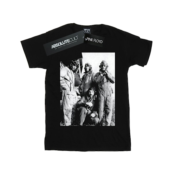 Pink Floyd Mens Airplane Photo T-Shirt L Svart Black L