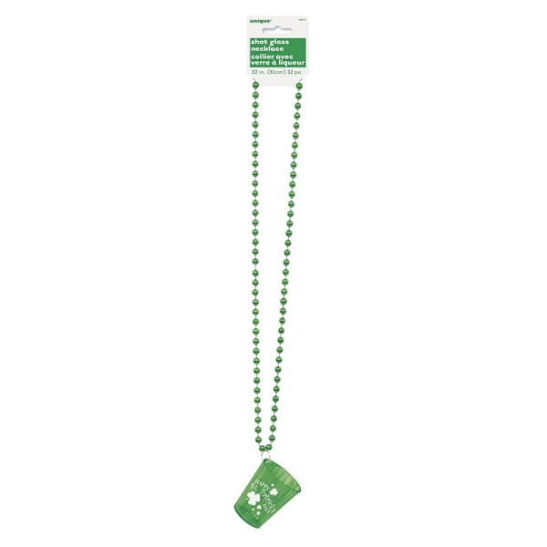 Unik fest shotglas St Patricks Day halsband One Size Green Green One Size