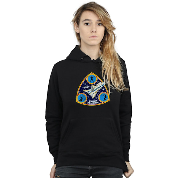 NASA Dam/Kvinnor Klassisk Spacelab Life Science Hoodie S Svart Black S