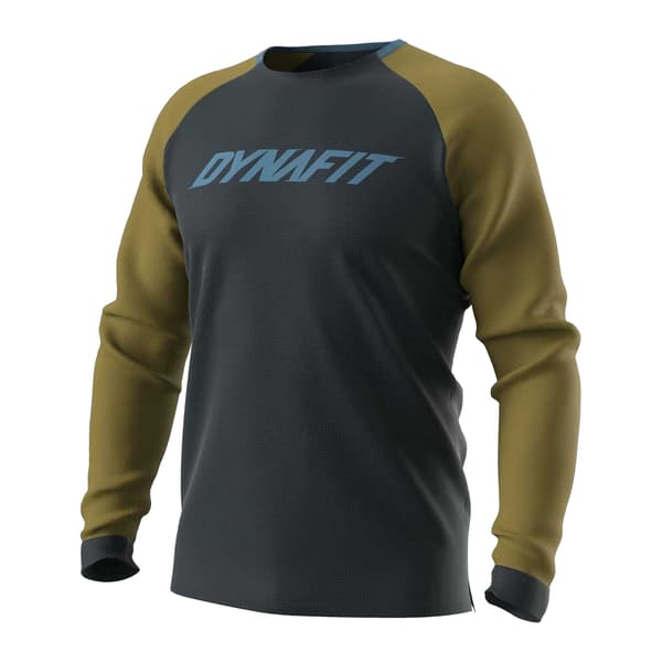 Dynafit Herr Crew Neck Långärmad Atletisk Topp S Blåbär/Armé Blueberry/Army S
