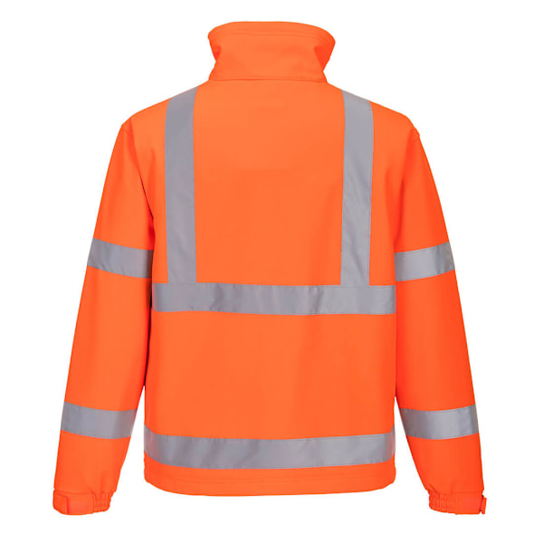 Portwest Classic High-Vis Soft Shell Jacka L Orange för män Orange L