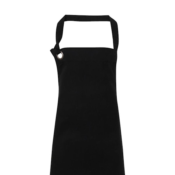 Premier Unisex Calibre Heavy Cotton Canvas Haklappsförkläde One Size B Black One Size