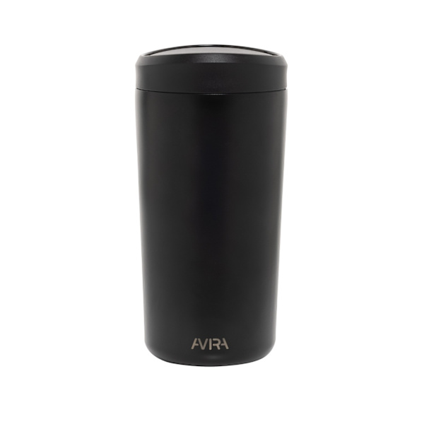 Avira Alix Återvunnen Rostfritt Stål 400ml Tumbler One Size Svart Black One Size