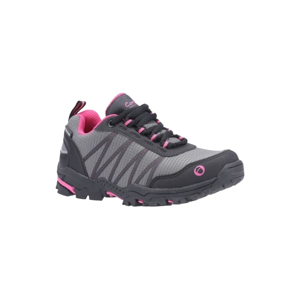 Cotswold Childrens/Kids Little Dean Lace Up Vandring Vattentät T Pink/Grey 12 UK Child