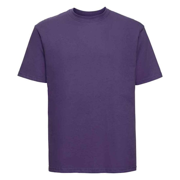 Russell Herr Classic Ringspun Bomull T-shirt M Lila Purple M