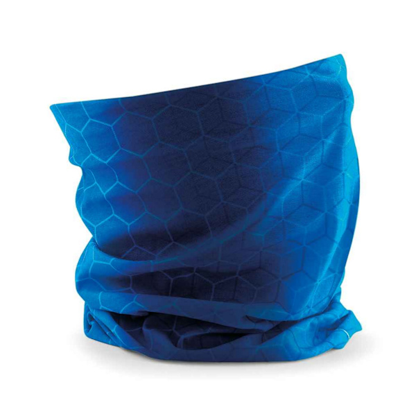 Beechfield Unisex Adult Morf Geometric Snood One Size Blå Blue One Size