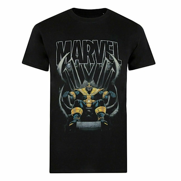 Marvel Thanos Tron T-shirt för män M Svart/Grå/Guld Black/Grey/Gold M