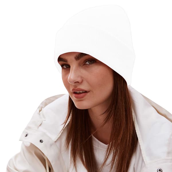 Beechfield Unisex Vuxna Original Uppvikt Mössa One Size Vit White One Size