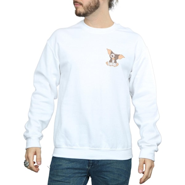 Gremlins Mens Gizmo Brösttröja XXL Vit White XXL