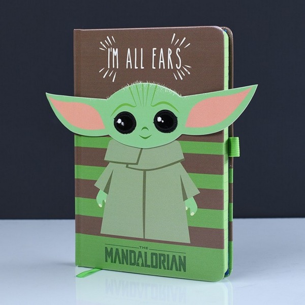Star Wars: The Mandalorian Im All Ears A5 Notebook A5 Grön/Bro Green/Brown A5