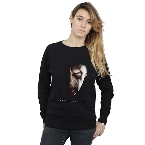 Harry Potter Dam/Kvinnor Lord Voldemort Porträtt Sweatshirt S Black S