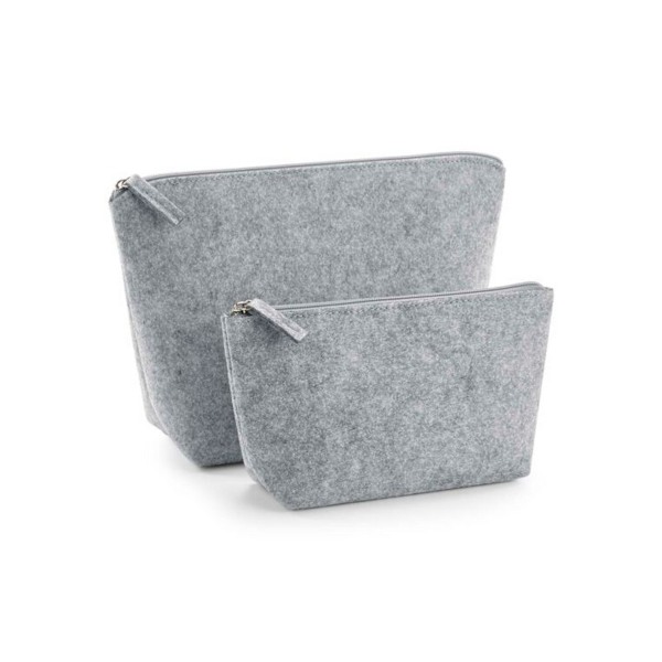 Bagbase Filt Tillbehörsväska 12,5 cm x 6 cm x 16 cm Grå Melange Grey Melange 12.5cm x 6cm x 16cm