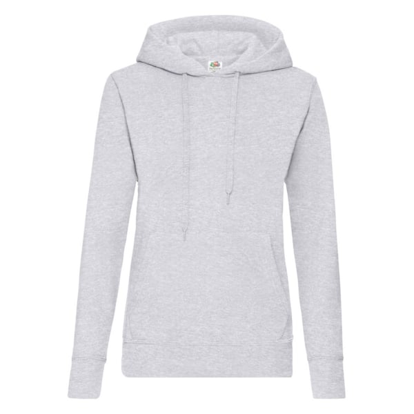 Fruit Of The Loom Dam Hoodie / Tröja XL Heather Grey XL