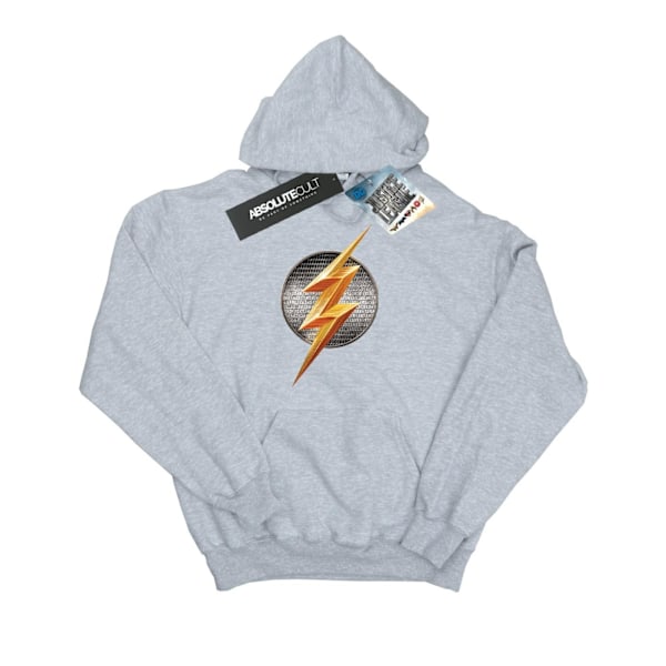 DC Comics Justice League Movie Flash Emblem Hoodie XL Spor Sports Grey XL