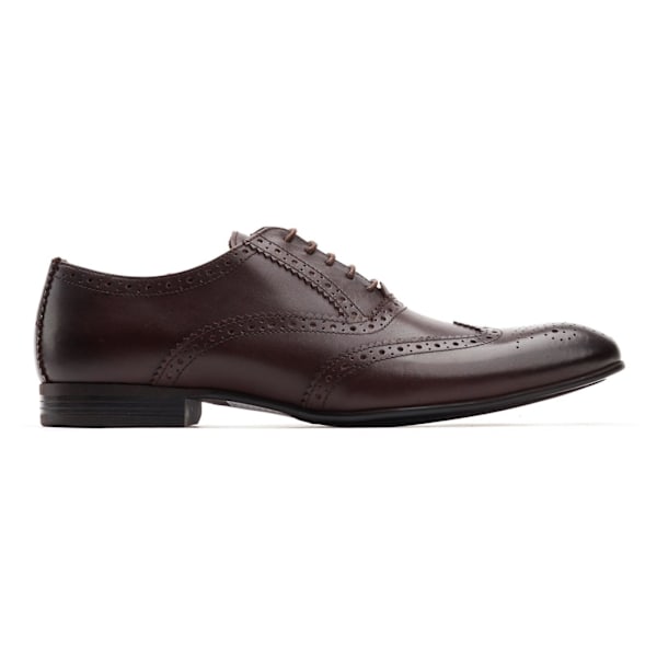 Base London Herr Mirabelle Läder Brogues 7 UK Bränd Brun Burnt Brown 7 UK