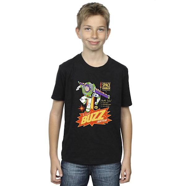 Disney Boys Toy Story Buzz Lightyear Space T-Shirt 9-11 år B Black 9-11 Years