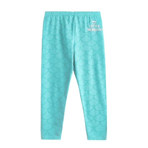 Den Lilla Sjöjungfrun Flickor Ariel Lång Pyjamas Set 3-4 År Blå Blue 3-4 Years