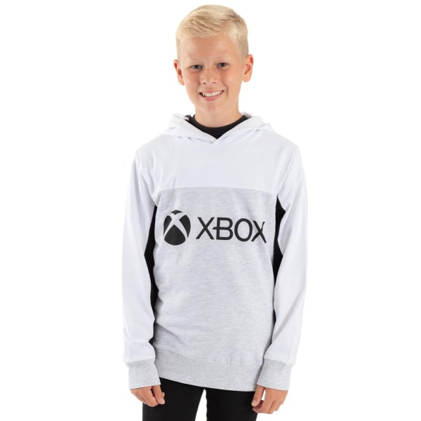 Xbox Boys Hoodie 10-11 år Grå/Vit Grey/White 10-11 Years