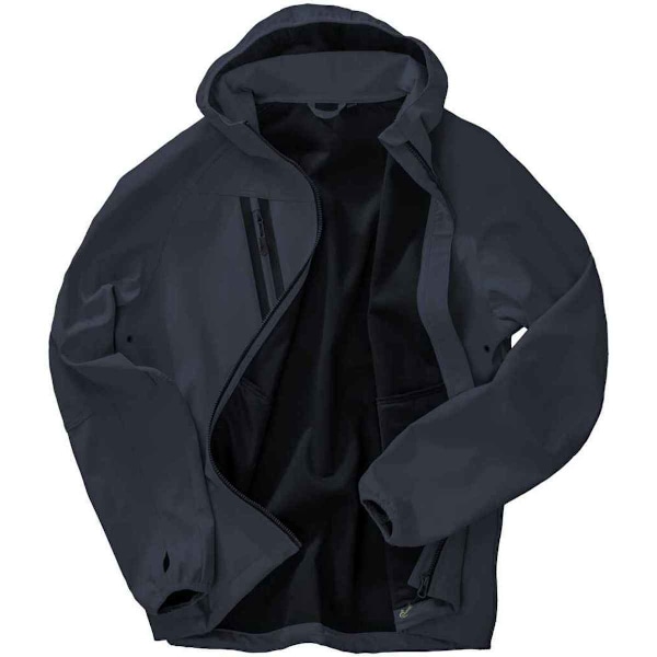 Result Äkta Återvunnen Herr Huvtröja 3 Lager Tryckbar Soft Shell Navy M