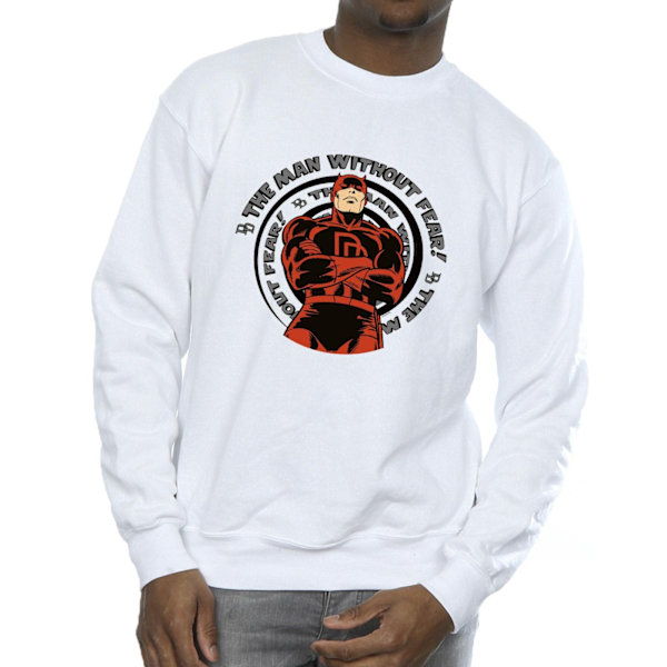 Marvel Comics Daredevil Spiral Sweatshirt XXL Vit White XXL