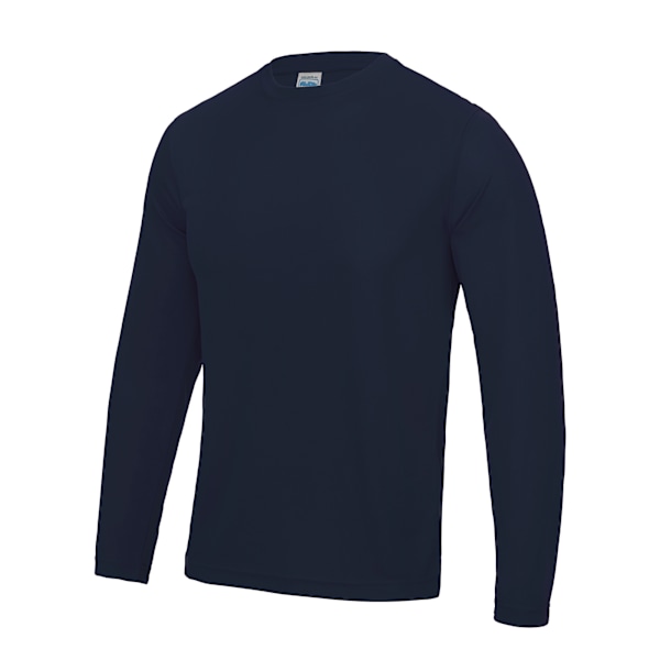 AWDis Just Cool Herr Långärmad Cool Sports Performance Plain French Navy M