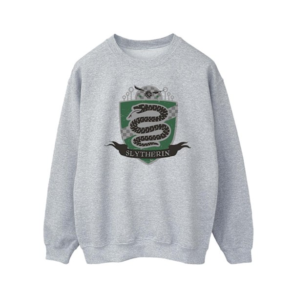 Harry Potter Herr Slytherin Bröstmärke Sweatshirt XL Sports Grå Sports Grey XL
