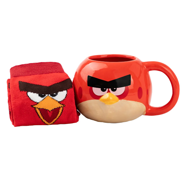 Angry Birds Mugg och Strumpset One Size Röd Red One Size