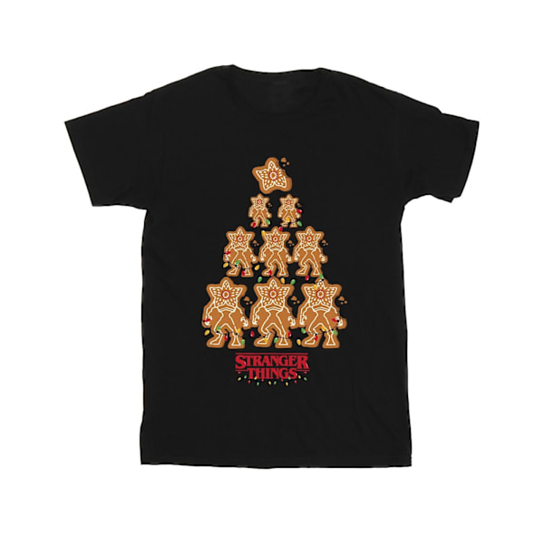 Netflix Stranger Things Pepparkakshus T-shirt 3XL Svart Black 3XL