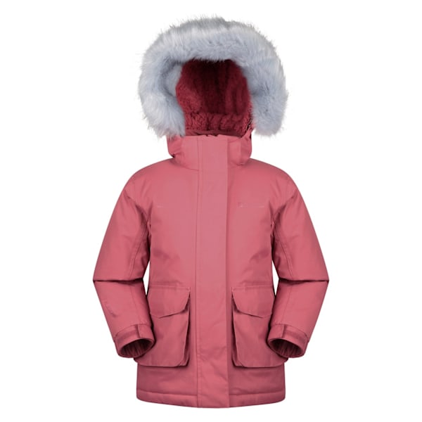 Mountain Warehouse Barn/Barn Logo Vattentålig Jacka för Barn 9-10 År Rosa Pink 9-10 Years