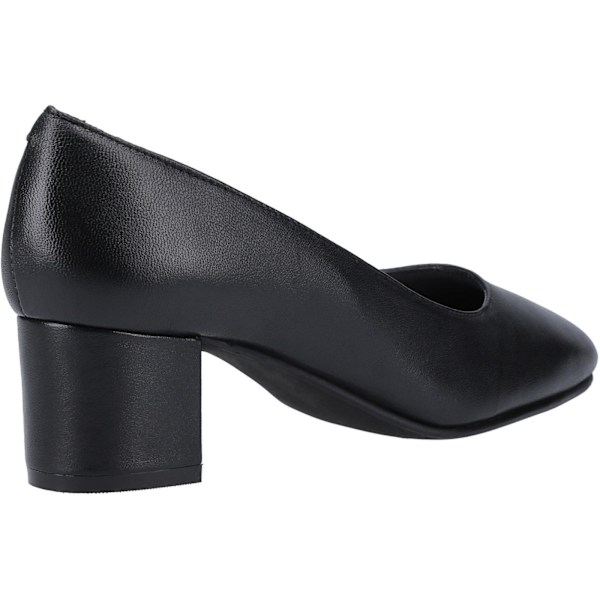 Hush Puppies Dam/Kvinnor Anna Läder Court Sko 5 UK Svart Black 5 UK