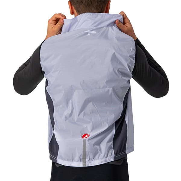 Castelli Herr Squadra Reflekterande Cykelväst XS Silver Silver XS