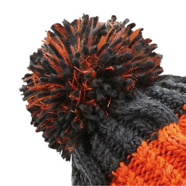 Beechfield Unisex Vuxen Apres Cuffed Beanie One Size Orange/Grå Orange/Graphite Grey One Size