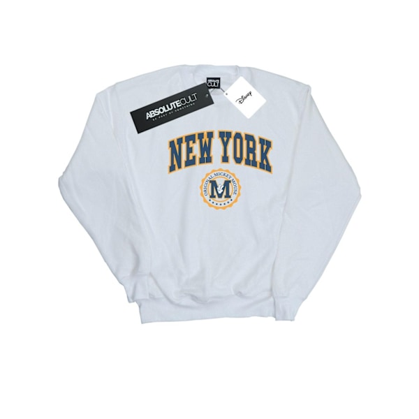 Disney Boys Mickey Mouse New York Seal Sweatshirt 7-8 år Vit White 7-8 Years