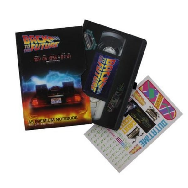 Tillbaka till framtiden VHS Style Premium Notebook One Size Svart Black One Size