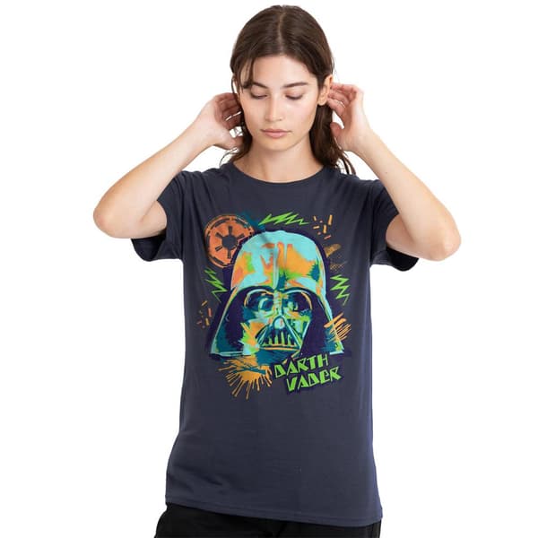 Star Wars Dam 90-tals Darth Vader T-shirt S Deep Navy Deep Navy S