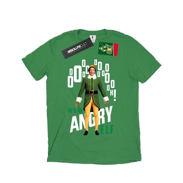 Elf Herr Angry Elf T-shirt L Irländsk Grön Irish Green L