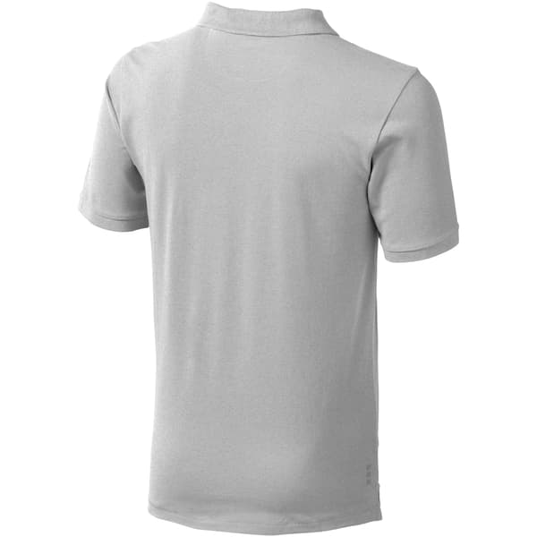 Elevate Calgary Pikétröja Kortärm Herr M Gråmelerad Grey Melange M
