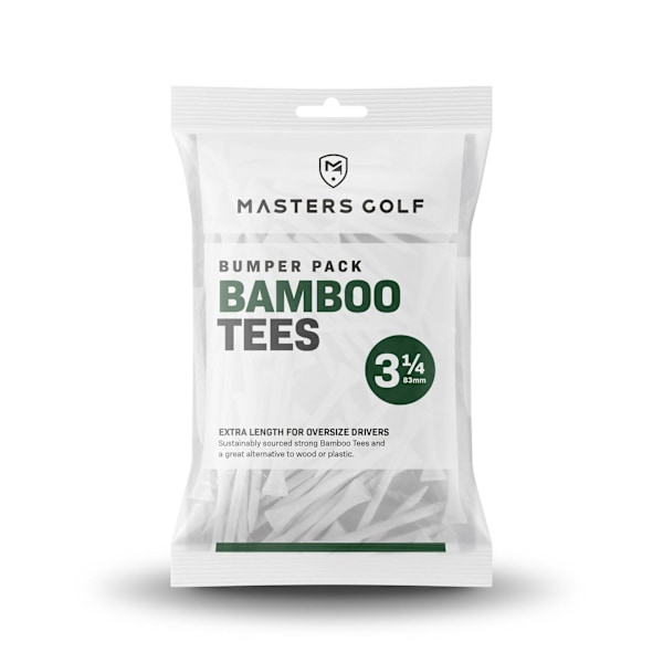 Masters Bambu Golf Peggar (85-pack) 83mm Vit White 83mm