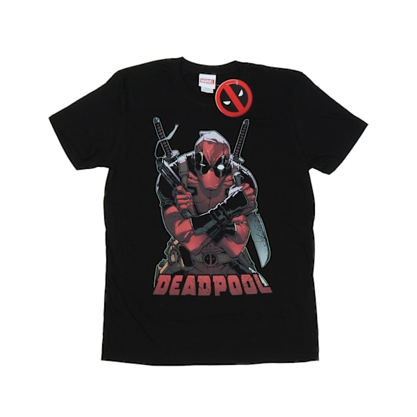 Marvel Deadpool Ready For Action T-shirt XL Svart Black XL