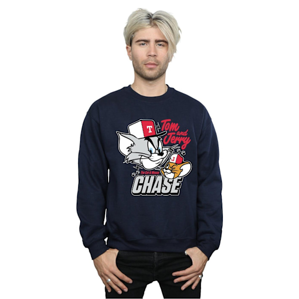 Tom And Jerry Herrkatt & Musjakt Sweatshirt L Marinblå Navy Blue L