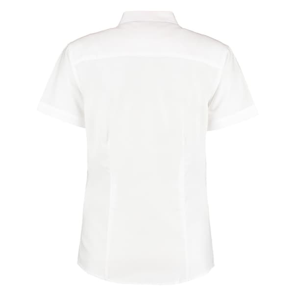 Kustom Kit Dam Workwear Oxford Kortärmad Skjorta 8 Vit White 8