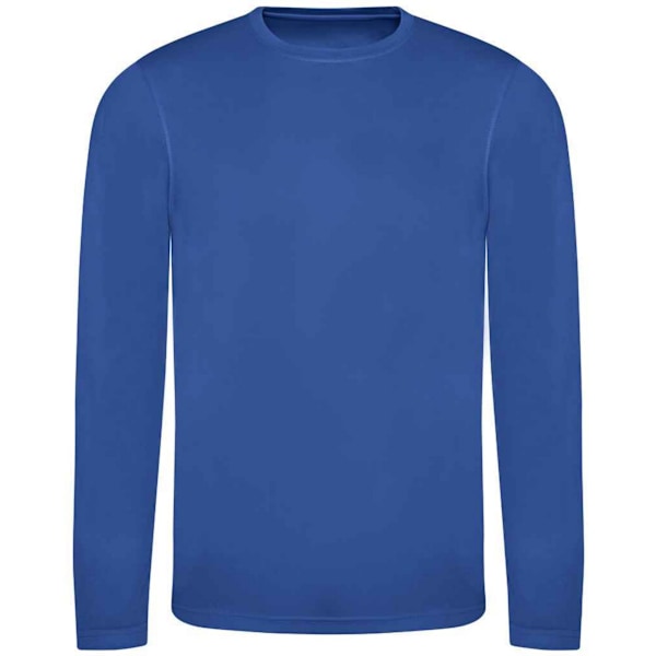 AWDis Cool Mens Moisture Wicking Long-Sleeved T-Shirt L Royal B Royal Blue L