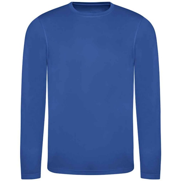 AWDis Cool Mens Moisture Wicking Long-Sleeved T-Shirt L Royal B Royal Blue L