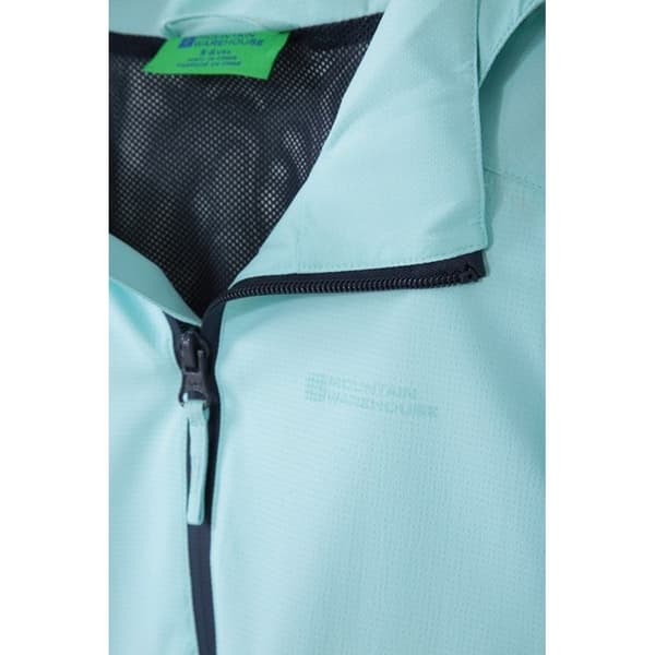 Mountain Warehouse Barnjacka Cloud Burst Vattentät för Barn/Barn Teal 3-4 Years