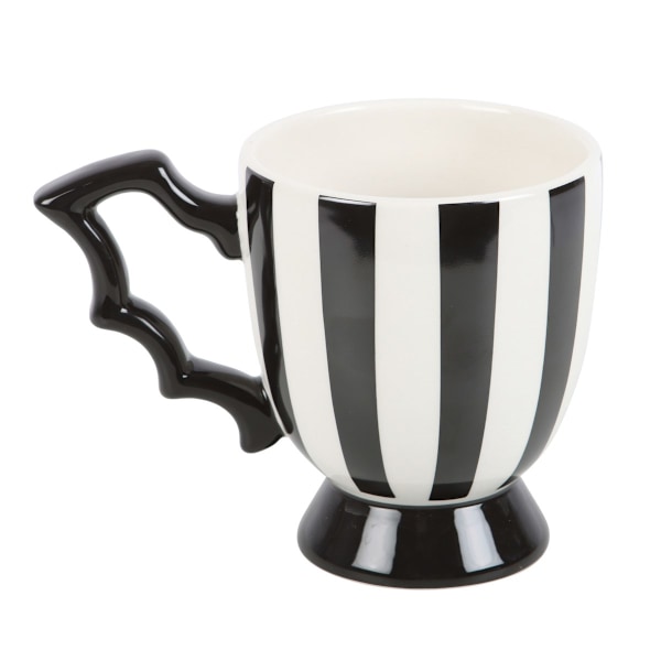 Something Different Randig Fladdermusvinge Tekopp One Size Svart/Vit Black/White One Size