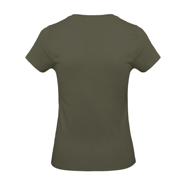 Kariban Dam/Dam Feminin Passform Kortärmad V-ringad T-shirt Khaki XL