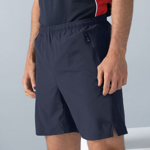Finden & Hales Herr Pro Stretch Elastic Sports Shorts XL Nav Navy XL