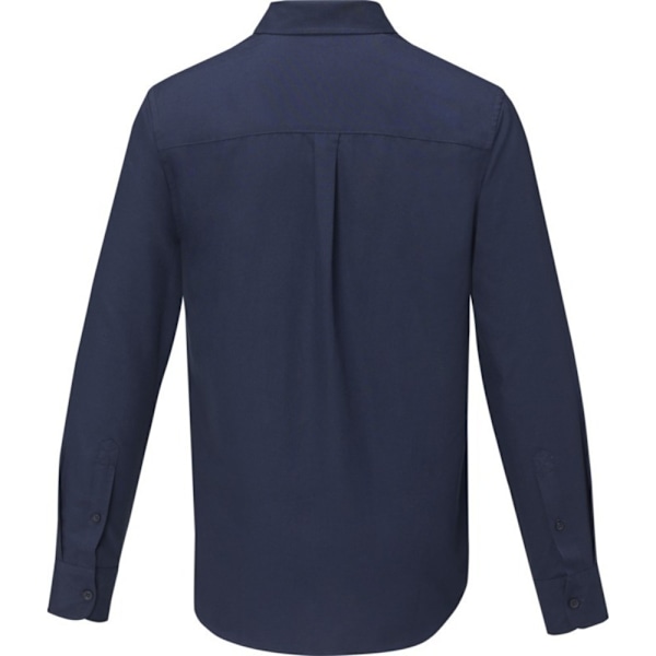 Elevate Mens Pollux Långärmad Skjorta XS Marinblå Navy XS