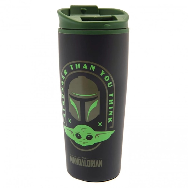 Star Wars: The Mandalorian Metall Resemugg En Storlek Svart/Grön Black/Green One Size